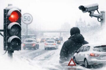 Traffic restrictions in Kyiv due to snow and icy conditions
