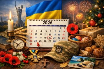 Календар важливих дат України на 2026 рік: державні свята, пам&rsquo;ятні дні, вихідні та правила переносу робочих днів.