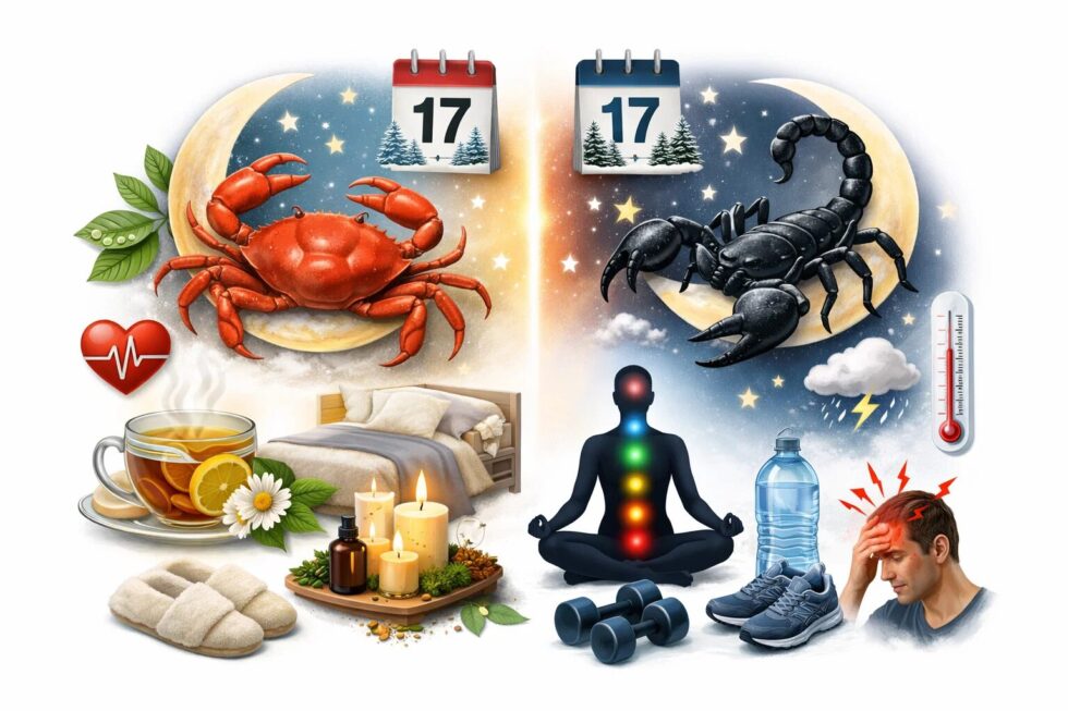 Гороскоп на сьогодні 17 січня: як магнітні бурі та астрологічний фон впливають на самопочуття Рака і Скорпіона.