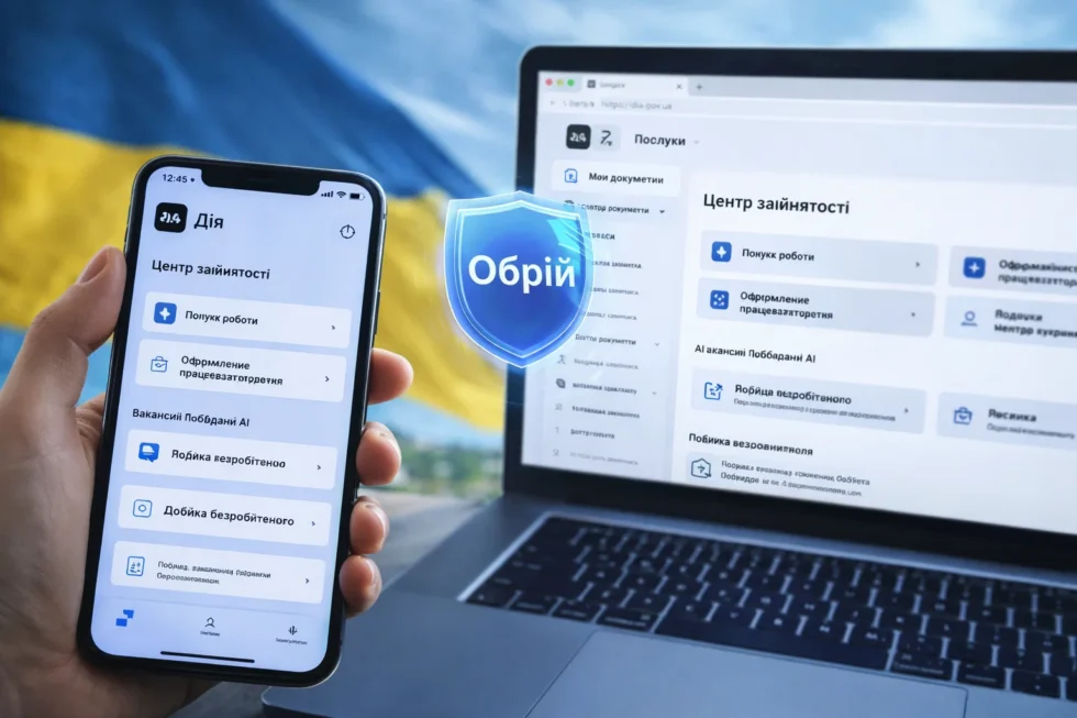 Як українці можуть шукати роботу онлайн через Дію та ЦНАП у 2026 році, отримувати вакансії, довідки та офіційне оформлення без черг?