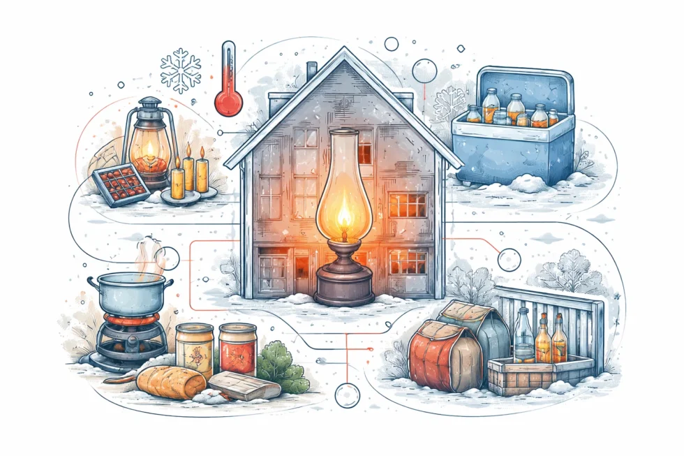 Дізнайтесь, як зберігати тепло та продукти без електрики взимку: практичні поради, таблиці та лайфхаки для дому.