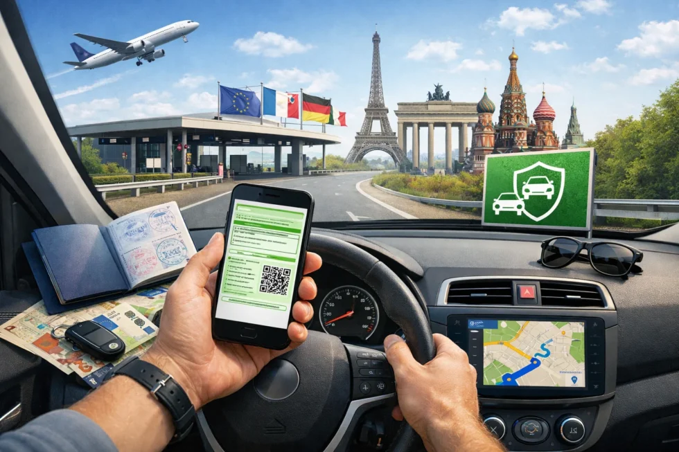 Електронна Зелена картка для поїздки за кордон: як оформити онлайн, коли поліс починає діяти, у яких країнах він потрібен, як перевірити чинність і уникнути помилок.