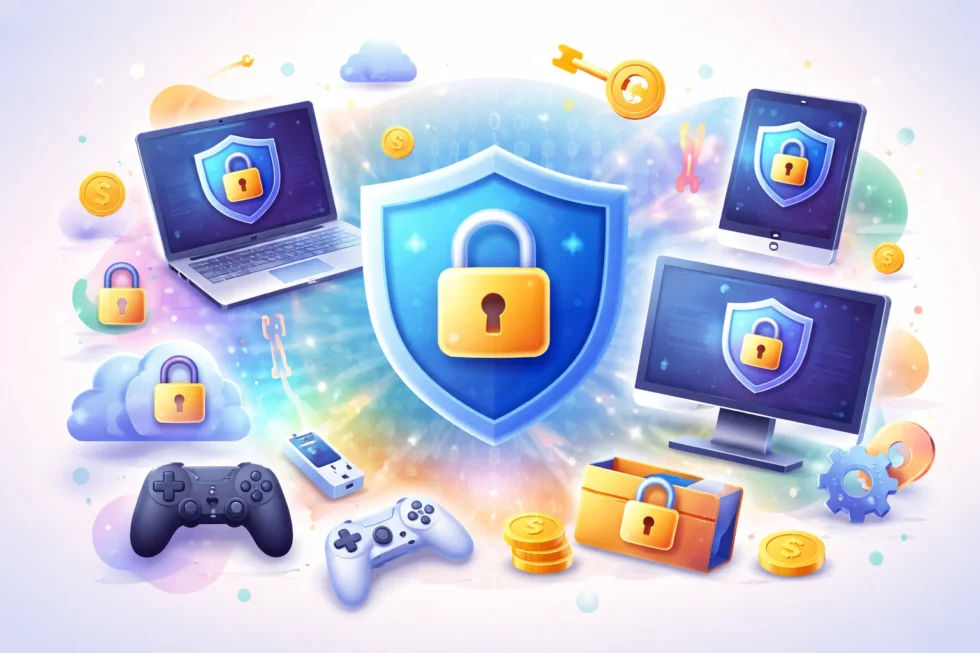 Шифрування в іграх захищає акаунти, платежі та цифрові активи. Як працює безпека даних гравців, які ризики існують у геймінгу та чому це критично для платформ і користувачів