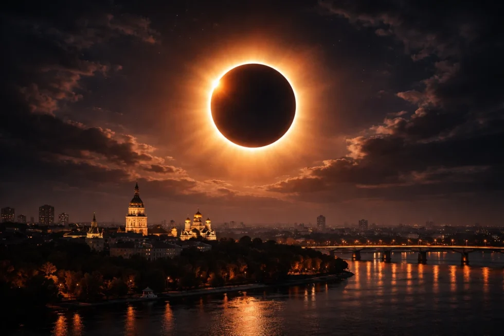 Сонячне затемнення в Києві у серпні 2026 і 2027 років буде частковим: точні дати, що буде видно в Україні, чому ці події важливі та як правильно спостерігати.