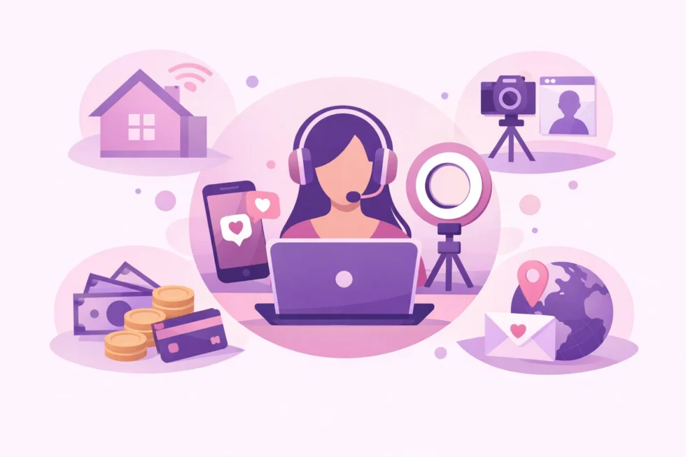 Як знайти віддалену роботу онлайн у Києві та Україні: скільки платять у вебкам-індустрії