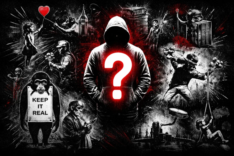 Хто такий Banksy і чи справді це Робін Ґаннінгем із Брістоля? Нові факти про загадкового художника стріт-арту, його мурали у світі, розслідування та причини анонімності митця.