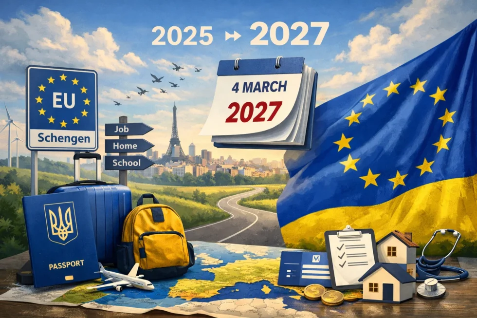 Продовження параграфа 24 до 2027 року в Німеччині: тимчасовий захист українців у ЄС, рішення Ради ЄС, що означає §24 Aufenthaltsgesetz, де PDF скачати постанову та що буде після 4 березня 2027 року.