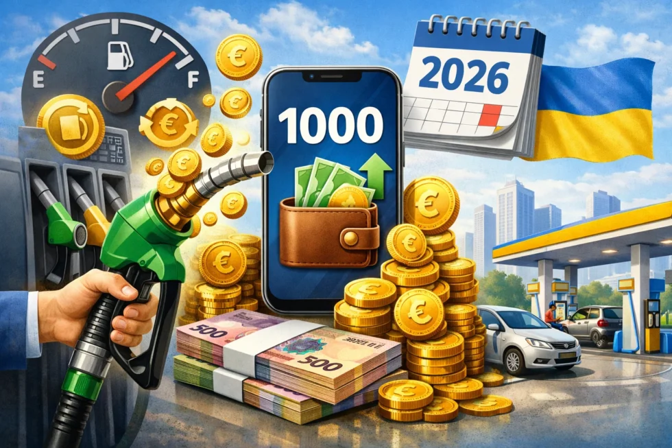 Топливний кешбек Україна 2026: як обробляється транзакція після покупки пального, перевірка АЗС, як нараховується кешбек та коли виплати до 1000 грн