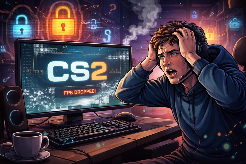 Лагає кс 2 після оновлення 2026? Детально розбираємо фризи, Source 2, frametime, бонус секреты шифрования в играх, драйвери, shader cache і робочі способи фіксу