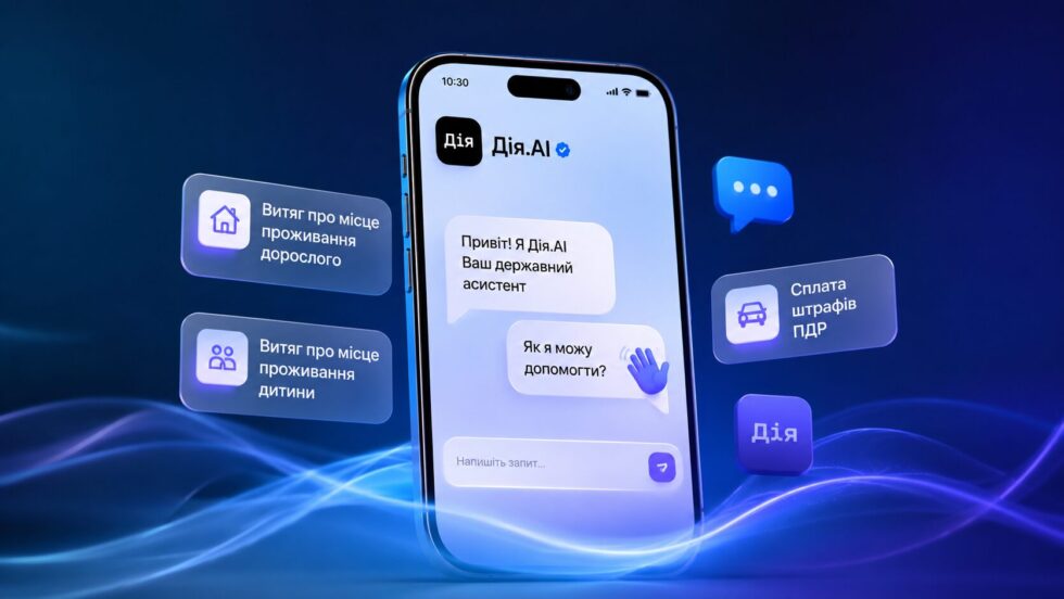 Дія.AI у смартфоні: як оплатити штрафи ПДР і отримати витяг про місце проживання через чат-ШІ. Функції, безпека, Gemini та як користуватись застосунком Дія.
