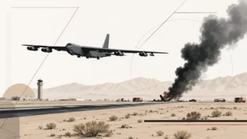 15 червня 2026 року B-52 розбився після зльоту з авіабази Edwards у Каліфорнії: що відомо про аварію, екіпаж, закритий аеродром, дим над базою та реакцію служб.