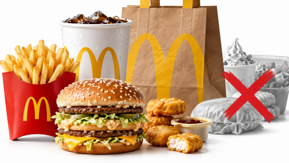 McDonald’s в Україні тимчасово скорочує меню в частині ресторанів через затримки постачання під час тривог. Що буде доступно, чи залишиться яловичина в Одесі і як перевірити меню конкретного закладу.