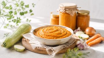 Рецепт кабачкової ікри на зиму: кабачки, морква, цибуля, томатна паста, часник і оцет. Даємо класичні пропорції та розрахунок рецепта кабачкової ікри на 3 кг кабачків.