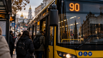 Автобус 90 у Києві: розклад руху на 2026 рік, маршрут від площі Валерія Марченка до вулиці Григоровича-Барського, усі зупинки, інтервали руху, вартість проїзду, графік автобуса 90К та відстеження транспорту онлайн.