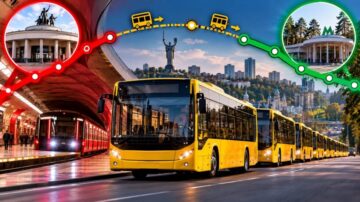 5 жовтня 2026 року Андрій Ткачов повідомив про автобуси між червоною та зеленою гілками метро Києва: 12 машин уже працюють, маршрут №1-М їде від &laquo;Палацу спорту&raquo; до &laquo;Лісової&raquo;, графік нових рейсів ще не оголосили.